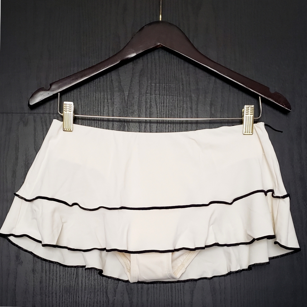 Robin Piconne Malia Skirted Bikini Bottom Ruffle - Picture 3 of 6